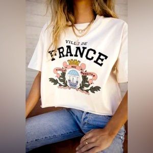 NWT Böhme Ville de France Graphic Tee